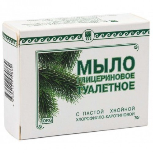Купить Мыло туалетное глицериновое Фитолон с пастой хвойной хлорофилло-каротиновой  г. Щербинка  