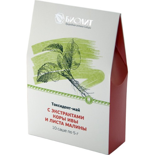 Купить Токсидонт-май с экстрактами коры ивы и листа малины  г. Щербинка  