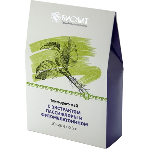 Купить Токсидонт-май с экстрактами пассифлоры и фитомелатонином  г. Щербинка  